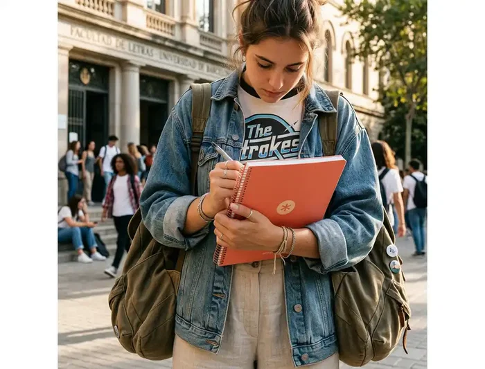 Antartik Cuaderno Espiral A4 Tapa Foam 80 Hojas 90gr Cuadro 4mm con Margen Color Coral