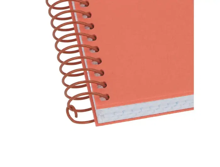 Antartik Cuaderno Espiral A4 Tapa Foam 80 Hojas 90gr Cuadro 4mm con Margen Color Coral