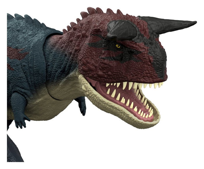 MATTEL Dinosaurio Carnotaurus Jurassic World Charge 'N Chomp