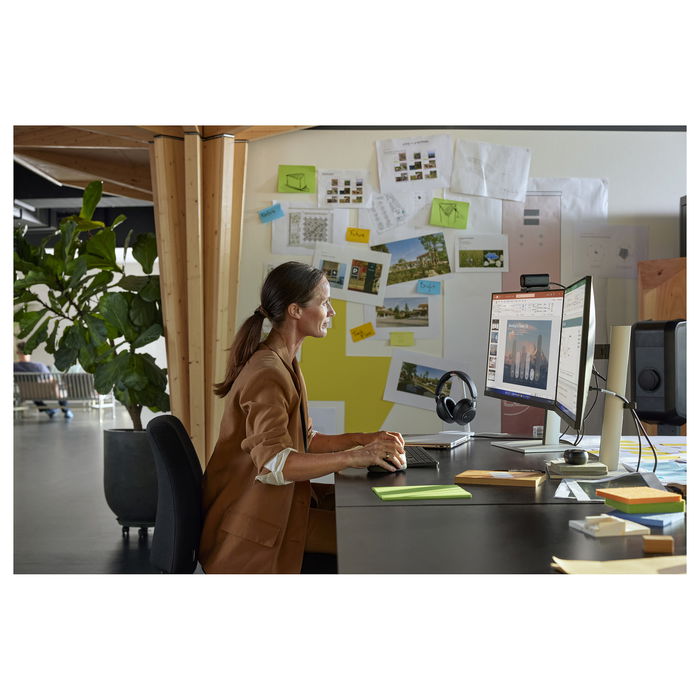 HP Voyager Surround 85 UC Auriculares Bluetooth USB-C/A Negros con Base de Carga para Llamadas y Música