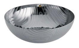 Alessi PU06/21 VENEER CUENCO A.INOX 18/10 21cm Bol de acero inoxidable decorado