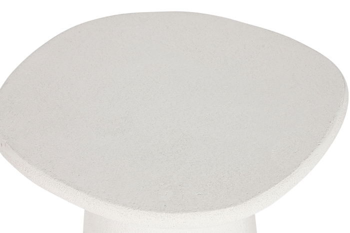 DKD Home Decor Mesita Auxiliar Moderna Blanco 44 x 44 x 48 cm