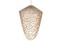 DKD Home Decor Lámpara Techo Moderno Marron Claro 67 x 100 x 67 cm