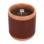 Home Deco Factory Vela Perfumada Colección Natural (Aroma Higos, Peonía, Bruma o Madera Especiada), Diámetro 9 cm Altura 9.5 cm, Combustión 17h, Sur.