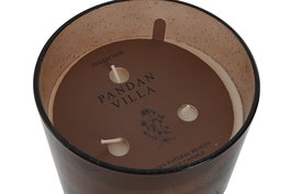 DKD Home Decor Vela Moderno Ambar 13 x 16 x 13 cm (4 Unidades)