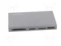 LogiLink Lector de tarjetas USB 3.2 Gen1 5 en 1, carcasa metálica, plateado