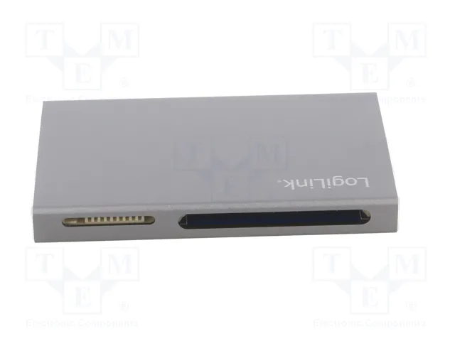 LogiLink Lector de tarjetas USB 3.2 Gen1 5 en 1, carcasa metálica, plateado LogiLink Lector de tarjetas USB 3.2 Gen1 5 en 1, carcasa metálica, plateado