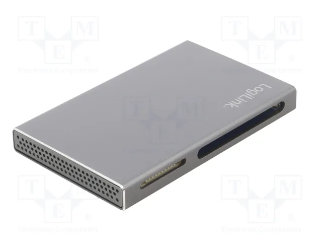 LogiLink Lector de tarjetas USB 3.2 Gen1 5 en 1, carcasa metálica, plateado LogiLink Lector de tarjetas USB 3.2 Gen1 5 en 1, carcasa metálica, plateado