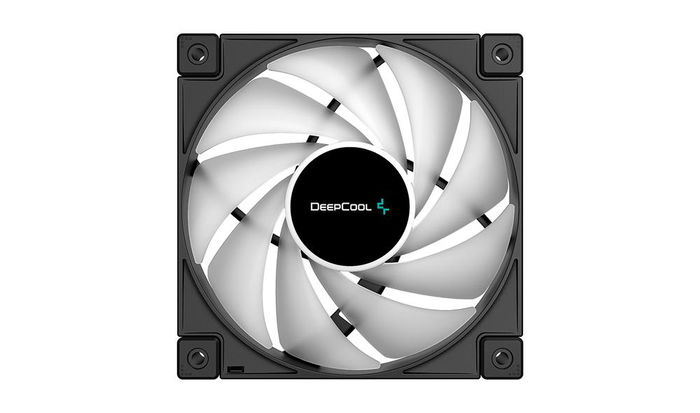 DeepCool R-FC120-BKAMN1-G-1 Ventilador de Caja PC 120mm ARGB PWM Negro Silencioso con Refrigeración Eficiente