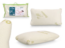 Giftdecor Almohada Copos Viscoelastica Bambu 70x40 cm (Set de 6)