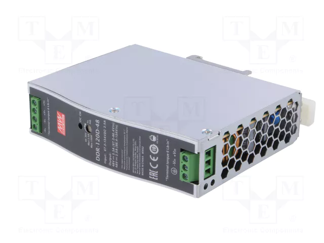 MEAN WELL DDR-120D-48 Convertidor DC/DC 120W 48V DC