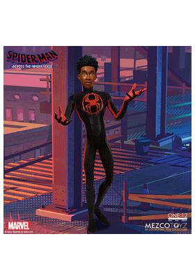 Mezco Toyz Figura Miles Morales One:12 Collective Spider-Man: Across the Spider-Verse de 17 cm