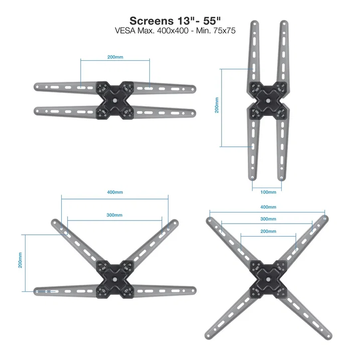 Tooq Soporte de Pared LP1355TN-B para TV de 13-55 pulgadas Tooq Soporte de Pared LP1355TN-B para TV de 13-55 pulgadas