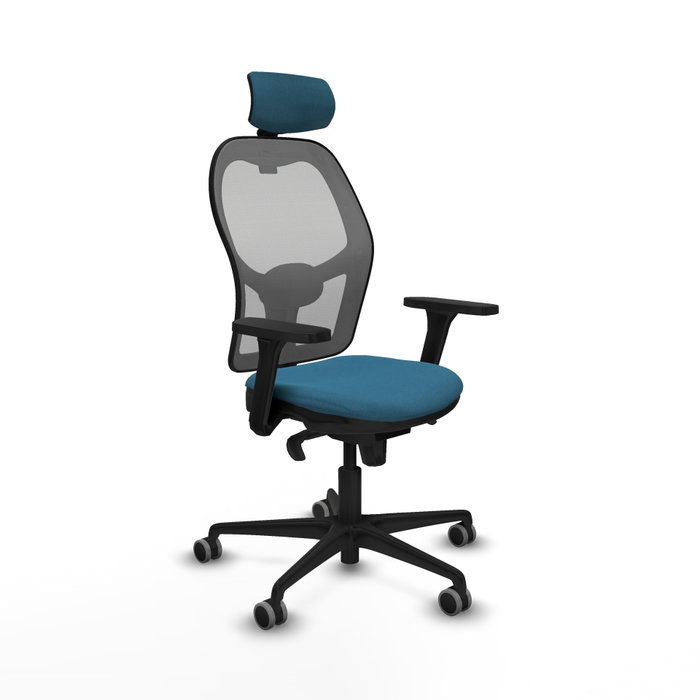 PIQUERAS Y CRESPO Silla de oficina Jorquera Verde petróleo y Gris PIQUERAS Y CRESPO Silla de oficina Jorquera Verde petróleo y Gris