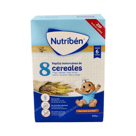 Nutriben Cereales Infantiles 8 Cereales para Bebés 600gr