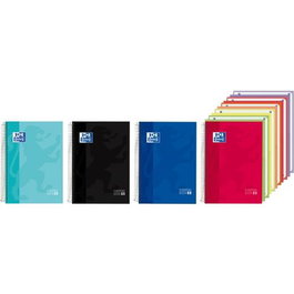 Oxford Europeanbook 5 Classic Cuaderno A4+ 150H 5x5 con 5 Bolsas y Scribzee Write & Erase - Colores Surtidos