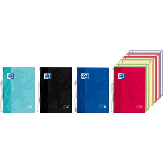 Oxford Europeanbook 5 Classic Cuaderno A4+ 150H 5x5 con 5 Bolsas y Scribzee Write & Erase - Colores Surtidos Oxford Europeanbook 5 Classic Cuaderno A4+ 150H 5x5 con 5 Bolsas y Scribzee Write & Erase - Colores Surtidos