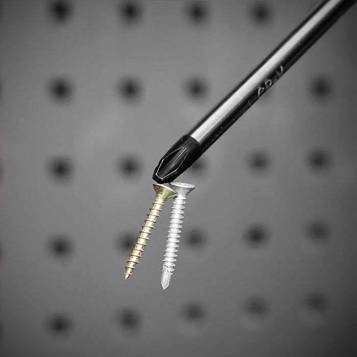 Workpro Destornillador Phillips PH2 x 38 mm Punta Magnética Cromo-Vanadio Mango Ergonómico