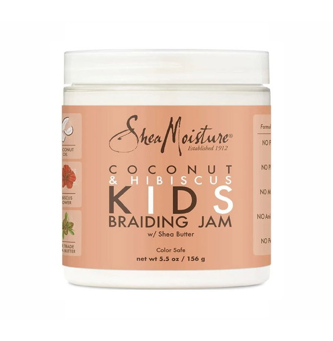Shea Moisture Coconut & Hibiscus Kids Braiding Jam 156g Shea Moisture Coconut & Hibiscus Kids Braiding Jam 156g