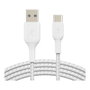 Belkin CAB002BT1MWH Cable USB-A a USB-C Blanco, 1 m