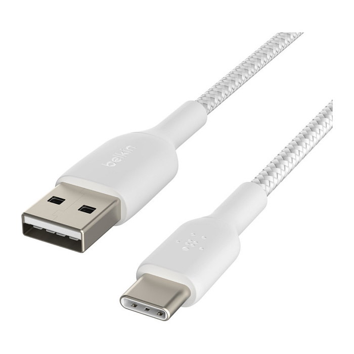 Belkin CAB002BT1MWH Cable USB-A a USB-C Blanco, 1 m