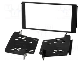 METRA Bastidor de montaje de radio para Mazda MPV 2000-2006, 2 DIN, Negro