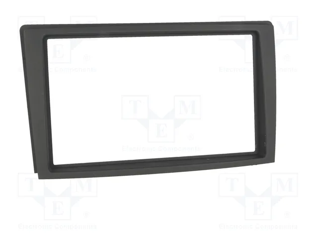 METRA Bastidor de montaje de radio para Mazda MPV 2000-2006, 2 DIN, Negro