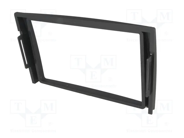 METRA Bastidor de montaje de radio para Mazda MPV 2000-2006, 2 DIN, Negro