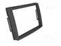 METRA Bastidor de montaje de radio para Mazda MPV 2000-2006, 2 DIN, Negro