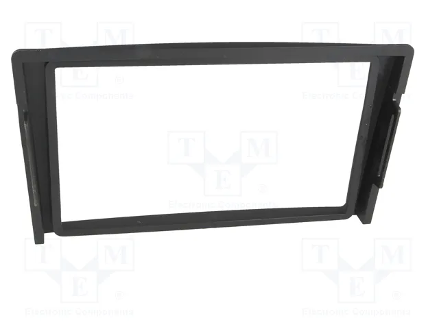 METRA Bastidor de montaje de radio para Mazda MPV 2000-2006, 2 DIN, Negro