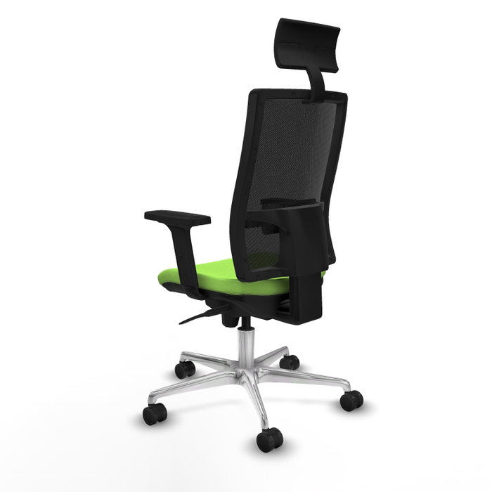 PIQUERAS Y CRESPO Silla de oficina Horna con mecanismo Sincro, Pistacho y Negro PIQUERAS Y CRESPO Silla de oficina Horna con mecanismo Sincro, Pistacho y Negro