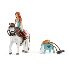 Schleich - Horse Club: Mia & Spotty - Figura de Caballo y Jinete - 42518