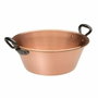 Baumalu Cuenco de mermelada 26 cm cobre con asas de hierro fundido