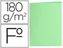 Liderpapel Subcarpeta Folio Verde Pastel 180g/m2