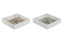 DKD Home Decor Servilletero MDF y Metal Árbol Surtido de 2