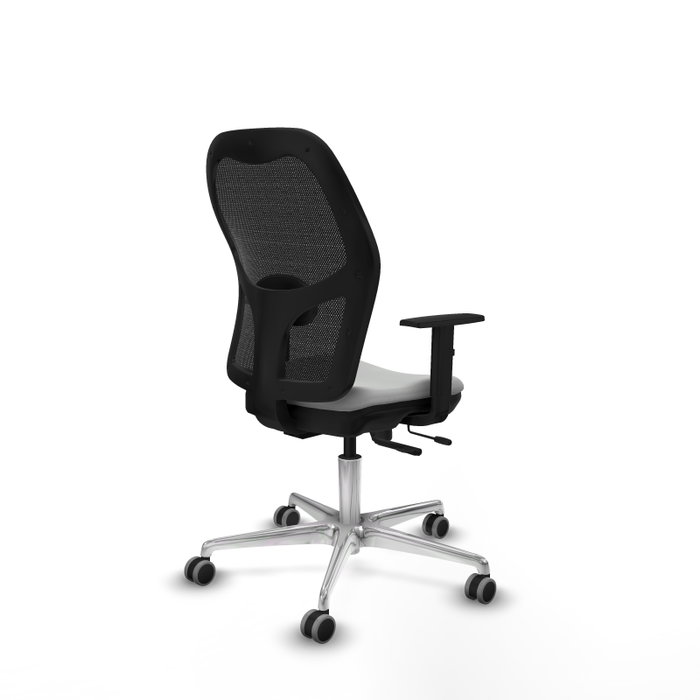 PIQUERAS Y CRESPO Silla de oficina Jorquera con mecanismo Sincro/Traslack Gris claro PIQUERAS Y CRESPO Silla de oficina Jorquera con mecanismo Sincro/Traslack Gris claro