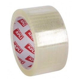 Apli Precinto Basic PP Acrílico Transparente 48mm x 132m (Set de 6)