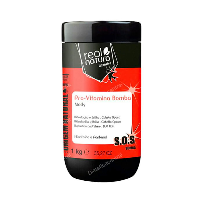 Real Natura Máscara Sem Sal Pro-Vitamina Bomba 1kg