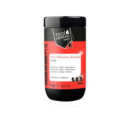 Real Natura Máscara Sem Sal Pro-Vitamina Bomba 1kg Cabello Opaco y Desvitalizado Hidratación Intensa