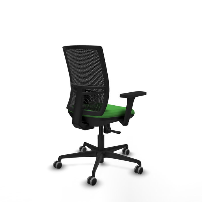 PIQUERAS Y CRESPO Silla de oficina Yunquera Verde y Negro con mecanismo Sincro PIQUERAS Y CRESPO Silla de oficina Yunquera Verde y Negro con mecanismo Sincro