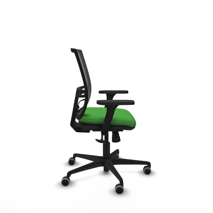 PIQUERAS Y CRESPO Silla de oficina Yunquera Verde y Negro con mecanismo Sincro PIQUERAS Y CRESPO Silla de oficina Yunquera Verde y Negro con mecanismo Sincro