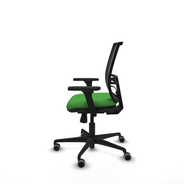 PIQUERAS Y CRESPO Silla de oficina Yunquera Verde y Negro con mecanismo Sincro PIQUERAS Y CRESPO Silla de oficina Yunquera Verde y Negro con mecanismo Sincro