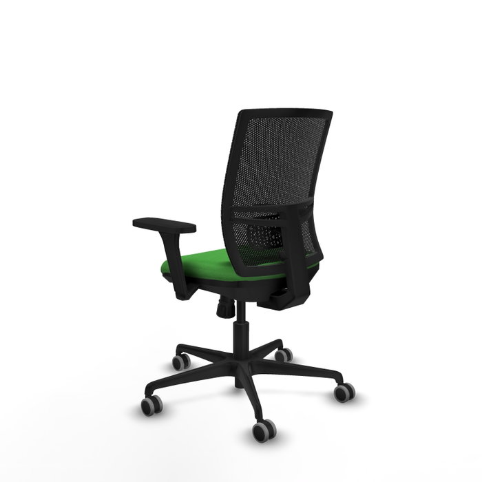 PIQUERAS Y CRESPO Silla de oficina Yunquera Verde y Negro con mecanismo Sincro PIQUERAS Y CRESPO Silla de oficina Yunquera Verde y Negro con mecanismo Sincro