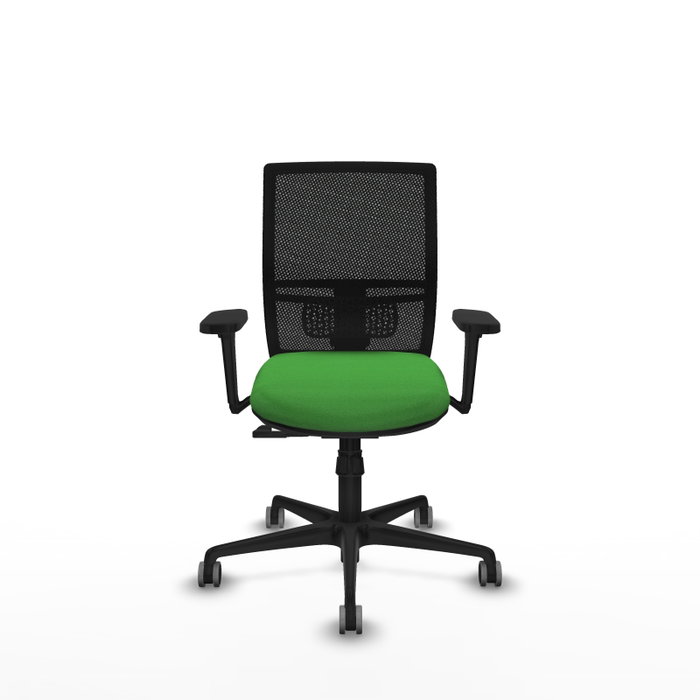 PIQUERAS Y CRESPO Silla de oficina Yunquera Verde y Negro con mecanismo Sincro PIQUERAS Y CRESPO Silla de oficina Yunquera Verde y Negro con mecanismo Sincro