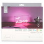 Home Deco Factory Lámpara LED Neon USB Love - Decoración Acrílica con Efecto Neon - Colección Neon