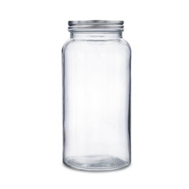 Quid Tarro Vidrio Tape Metal Renova 1400 mL (12 Unidades)