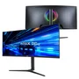 Nilox NXM344KD11 Monitor Gaming Curvo 34" UWQHD (3440x1440), 144Hz, 1ms, Panel MVA, 2xHDMI, 2xDP, Altavoces, VESA, para Videojuegos