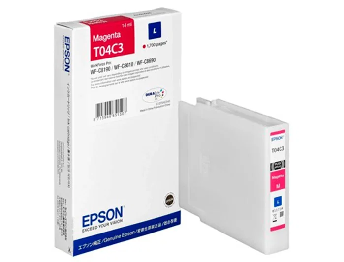 Epson C13T04C34N Cartucho de Tinta Magenta Original L-Size