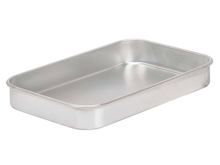 KINVARA Bandeja de Aluminio 35x22cm Plata (Pack de 6) KINVARA Bandeja de Aluminio 35x22cm Plata (Pack de 6)