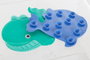 DKD Home Decor Set 6 Antideslizantes Ballena 11,5x1x10 cm